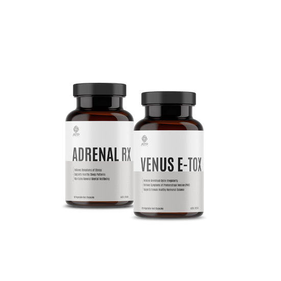 Adrenal RX + Venus E-Tox-ATP Science-Elite Supps