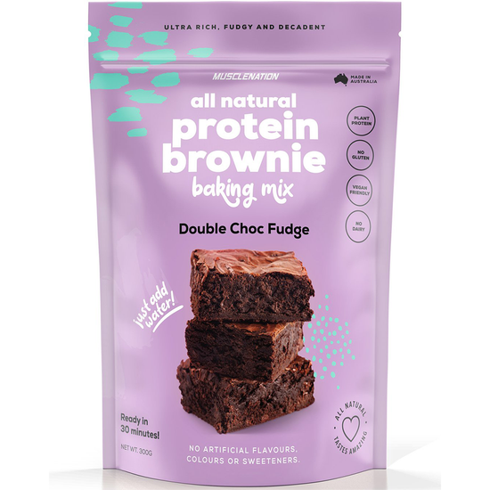 All Natural Protein Brownie Baking Mix-Muscle Nation-Elite Supps