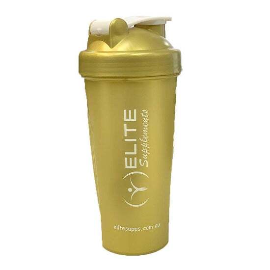 Shaker - 600ml Gold/White-Elite Supps-Elite Supps