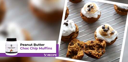 Noway Peanut Butter Choc Chip Muffins