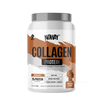 Noway Protein (2) & Noway Protein ATP Science Collagen protein powder 30 Serves Iced Coffee
