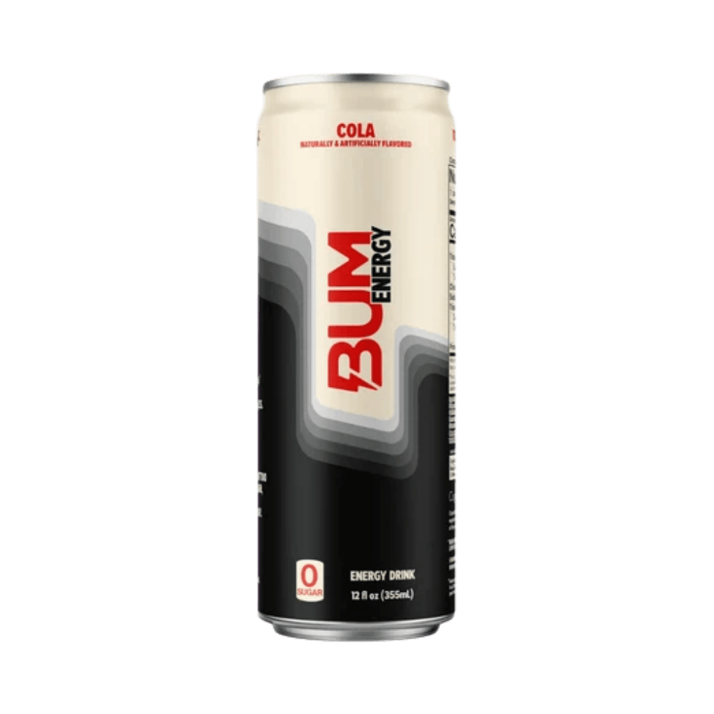 BUM Energy Drinks RAW Drinks for pre workout Case of 12 Cola