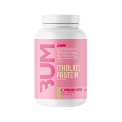 Itholate Protein RAW Whey protein isolate 25 Serves Strawberry Bumcake