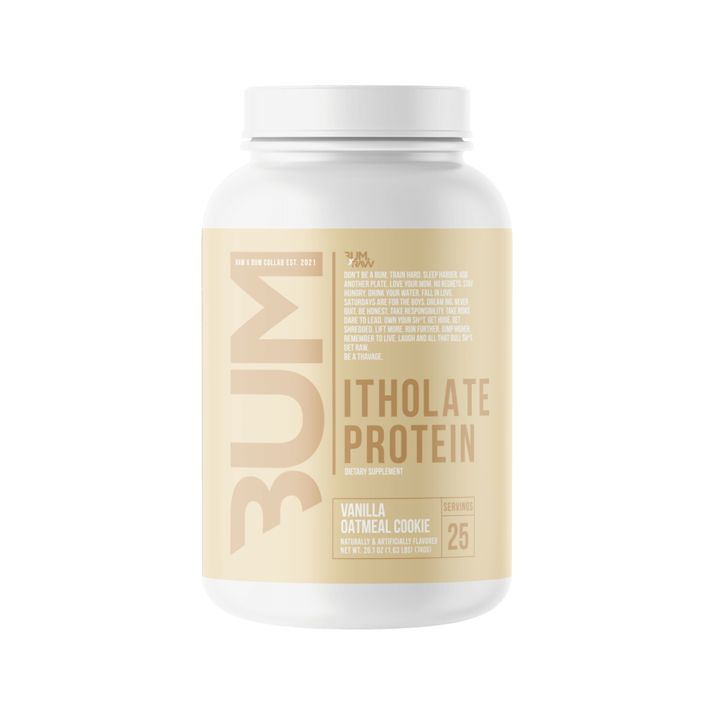 Itholate Protein RAW Whey protein isolate 25 Serves Vanilla Oatmeal Cookie