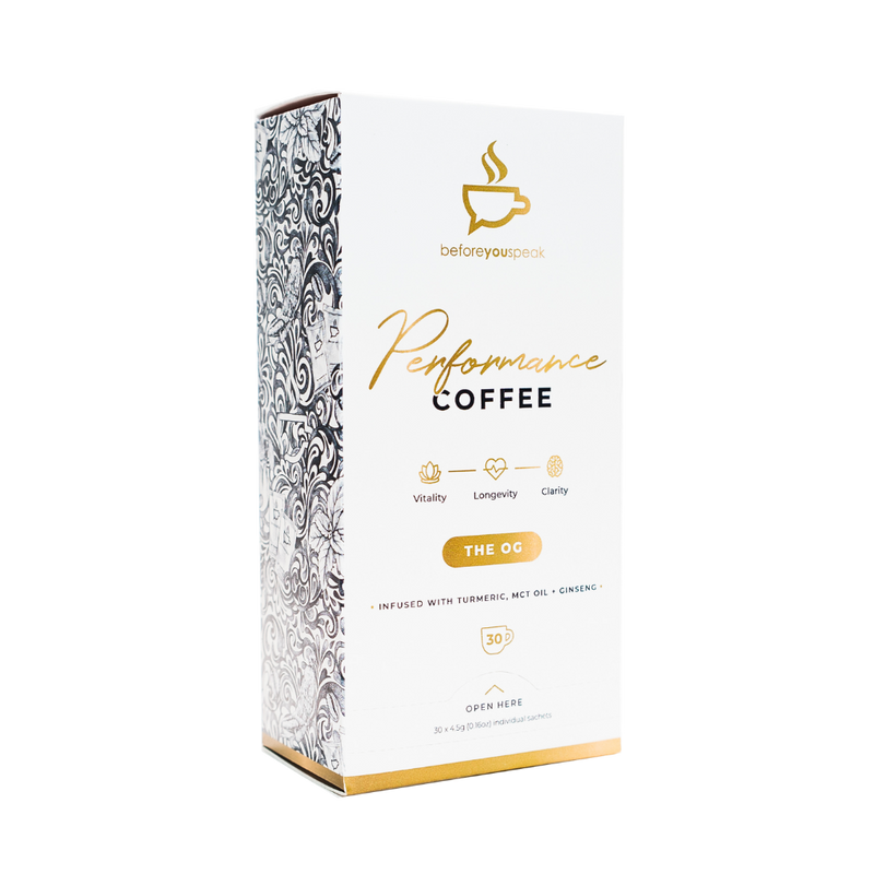 High Performance Coffee Before You Speak Vegan supplements