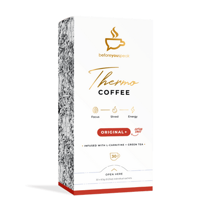 Thermo Coffee Before You Speak Keto supplements 30 Serves Original+ (Extra Shot)
