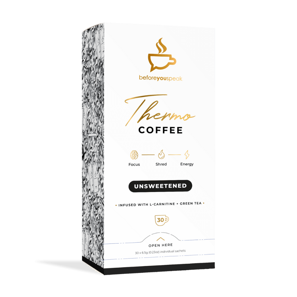 Thermo Coffee Before You Speak Keto supplements 30 Serves Unsweetened