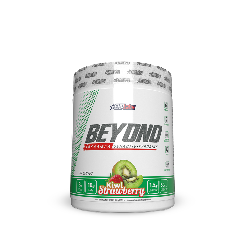 Beyond BCAA+EAA (1) & Beyond BCAA+EAA EHP Labs Bcaa supplements 60 Serves Kiwi Strawberry