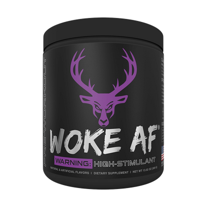 Woke AF (1) & Woke AF Das Labs High stim pre workout 30 Serves Grape Gainz
