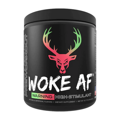 Woke AF (2) & Woke AF Das Labs High stim pre workout 30 Serves Strawberry Kiwi