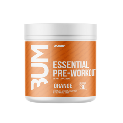 Essential Pre-Workout RAW Beta alanine pre workout 30 Serves Orange