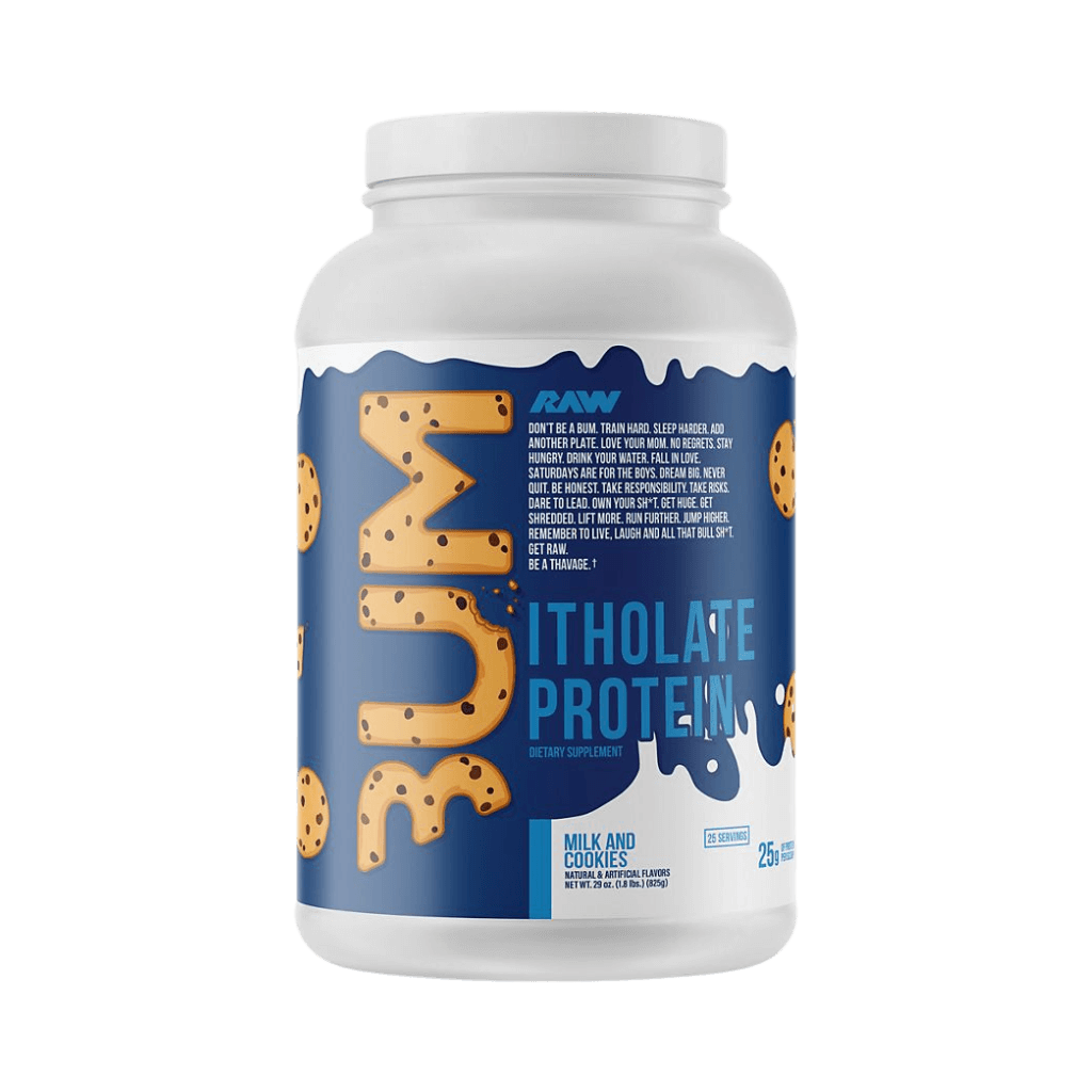 Itholate Protein RAW Whey protein isolate 25 Serves Milk and Cookies