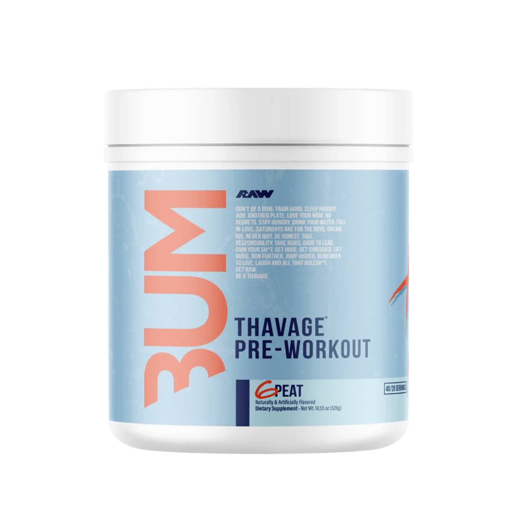 Thavage | CBUM RAW Beta alanine supplements 40 Serves 6Peat