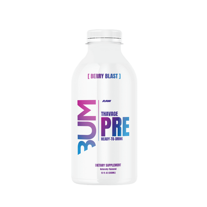 CBUM Thavage RTD RAW Drinks for pre workout