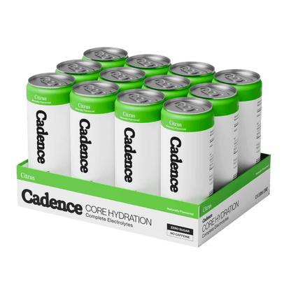 Core Hydration RTD & Core Hydration RTD Cadence Electrolyte supplements Box of 12 Citrus