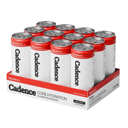 Core Hydration RTD (1) & Core Hydration RTD Cadence Electrolyte supplements Box of 12 Melonberry