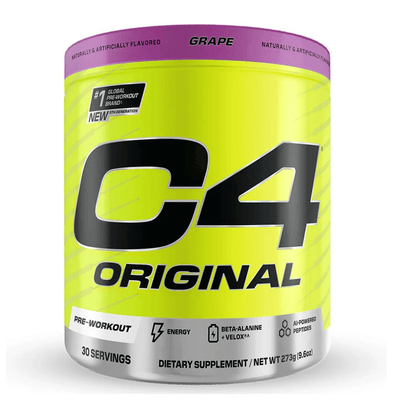 C4 Original (2) & C4 Original Cellucor Low stim pre workout 30 Serves Grape