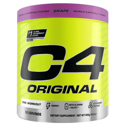 C4 Original (3) & C4 Original Cellucor Low stim pre workout 50 Serves Grape