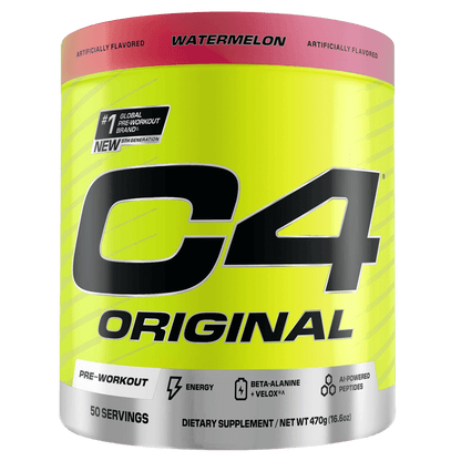 C4 Original (1) & C4 Original Cellucor Low stim pre workout 50 Serves Watermelon