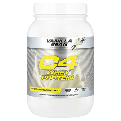 C4 Protein (1) & C4 Protein Cellucor Whey blend protein 28 Serves Vanilla Bean