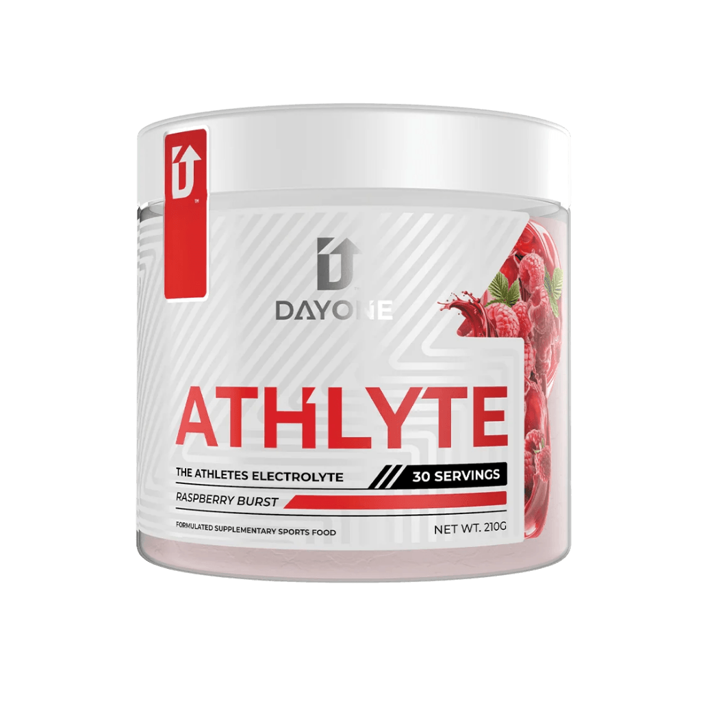 Athlyte (1) & Athlyte Day One Performance Electrolyte supplements 30 Serves Raspberry