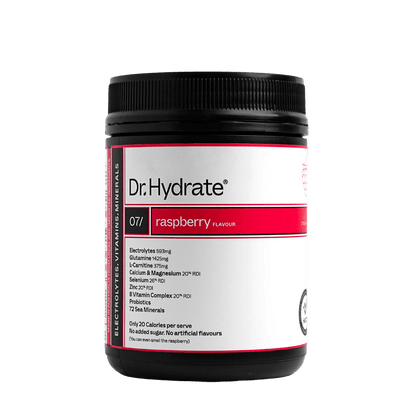 Dr. Hydrate Dr. Hydrate Electrolyte supplements 30 Serves Raspberry