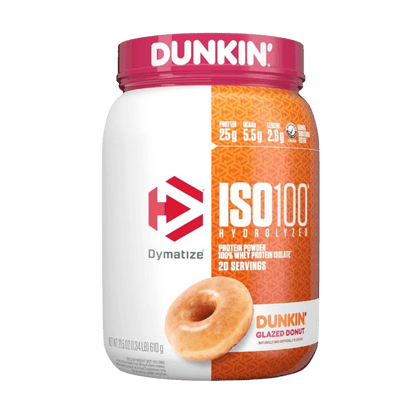 ISO-100 X Dunkin' Dymatize Whey protein isolate