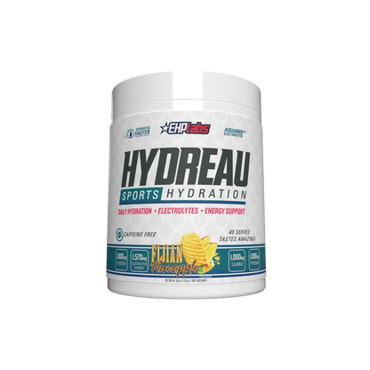 Hydreau Sports Hydration EHP Labs Electrolyte supplements 40 Serves Fijian Pineapple