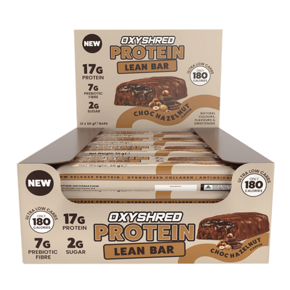 OxyShred Lean Protein Bar EHP Labs Protein bars Box of 12 Choc Hazelnut