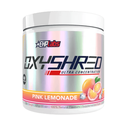 OxyShred EHP Labs Fat burners supplements 60 Serves Pink Lemonade