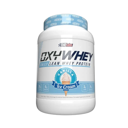 Oxywhey (3) & Oxywhey EHP Labs Wpi wpc whey protein 25 Serves Vanilla Ice Cream