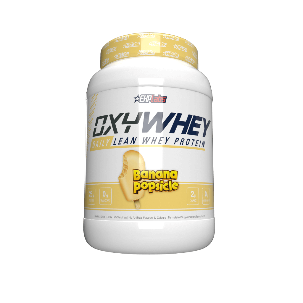 Oxywhey EHP Labs Wpi wpc whey protein 25 Serves Banana Popsicle