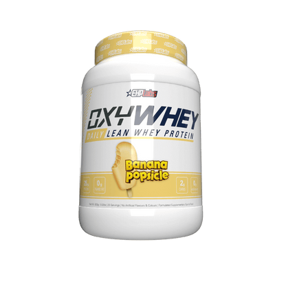 Oxywhey EHP Labs Wpi wpc whey protein 25 Serves Banana Popsicle
