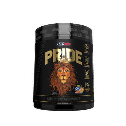 Pride (1) & Pride EHP Labs Medium stimulant pre workout powder 40 Serves Fantasy Soda