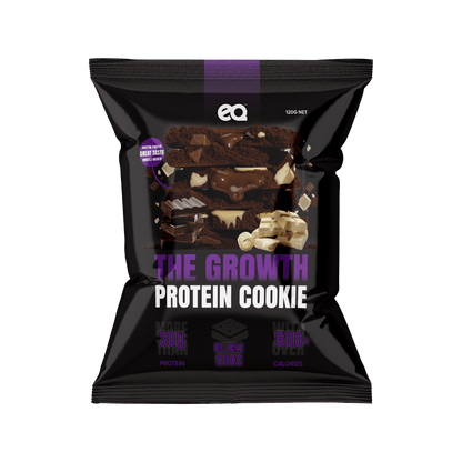 The Growth Cookie (2) & The Growth Cookie EQ Protein cookies Pack of 12 Double Chocolate