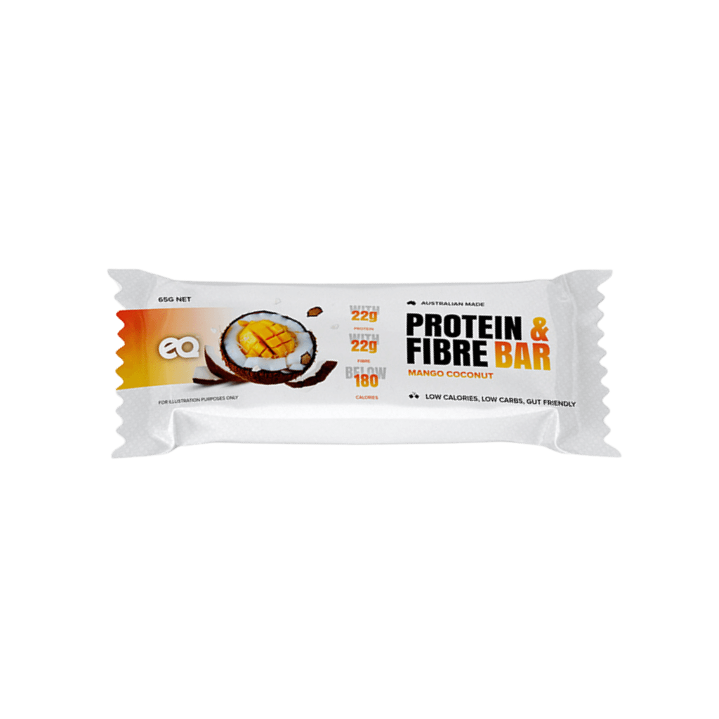 Protein & Fibre Bar EQ High protein bars Box of 12 Mango Coconut