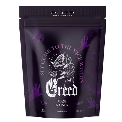 Greed | Mass Gainer Elite Supplements Mass gainer protein powder