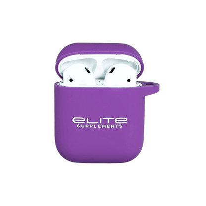Airpods Case & Airpods Case Elite Supplements Gym accesories 1st/2nd Generation  Purple