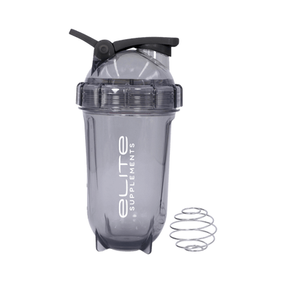 Elite Sphere Shaker Elite Supplements Shakers water bottles 500ml  Black