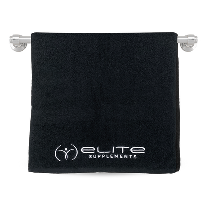 Elite Gym Towel Elite Supplements & Elite Gym Towel Elite Supplements Elite gym towel   Black