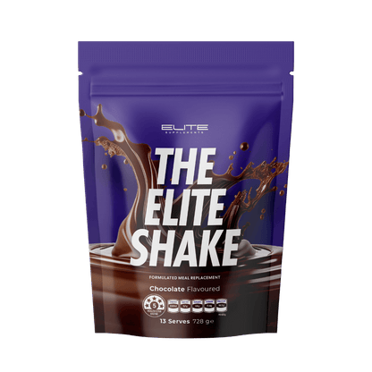 The Elite Shake & The Elite Shake Elite Supplements Meal replacements shakes 13 Serves Chocolate