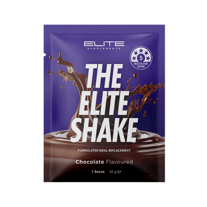 The Elite Shake Elite Supplements Meal replacements shakes 1 Serve Chocolate