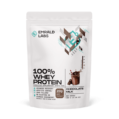 100% Whey Protein Emrald Labs Whey blend protein 500g Chocolate Milk
