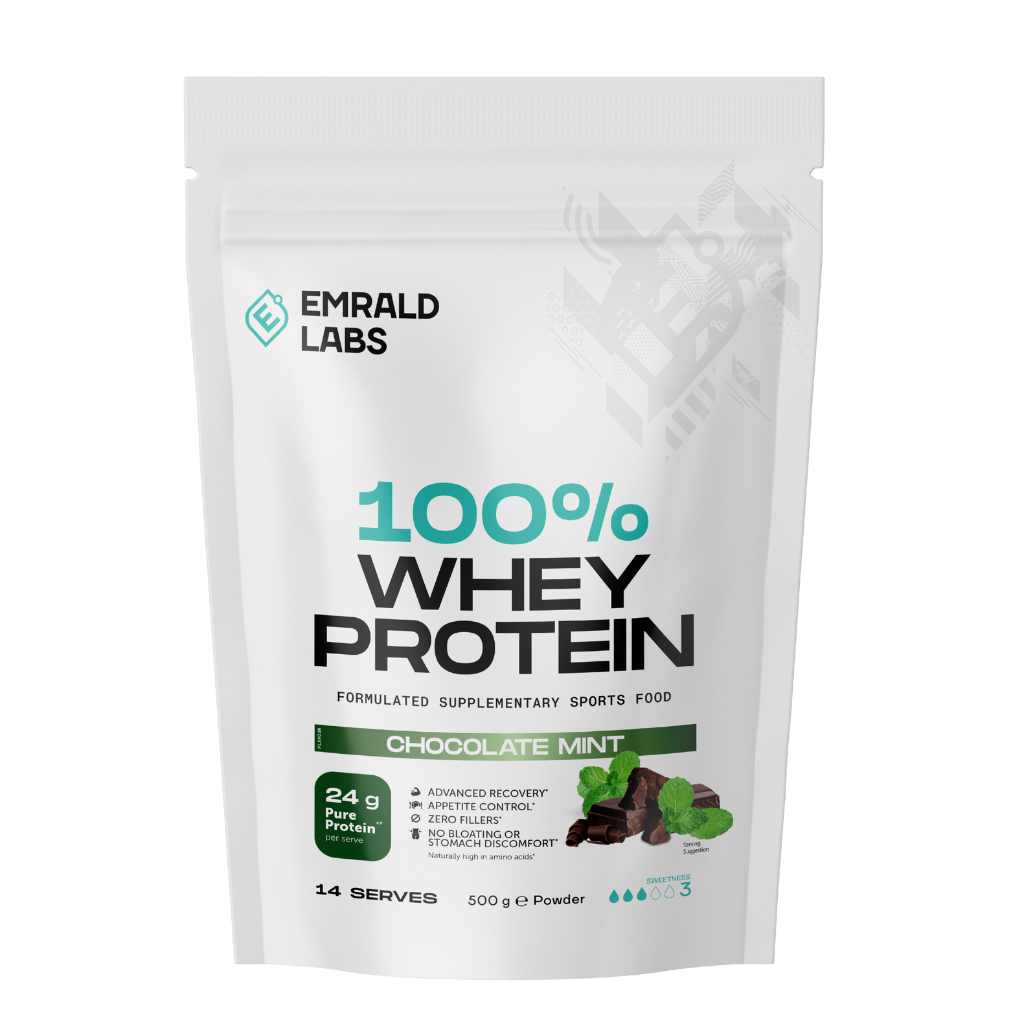 100% Whey Protein (43) & 100% Whey Protein Emrald Labs Whey blend protein 500g Chocolate Mint