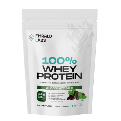 100% Whey Protein (43) & 100% Whey Protein Emrald Labs Whey blend protein 500g Chocolate Mint