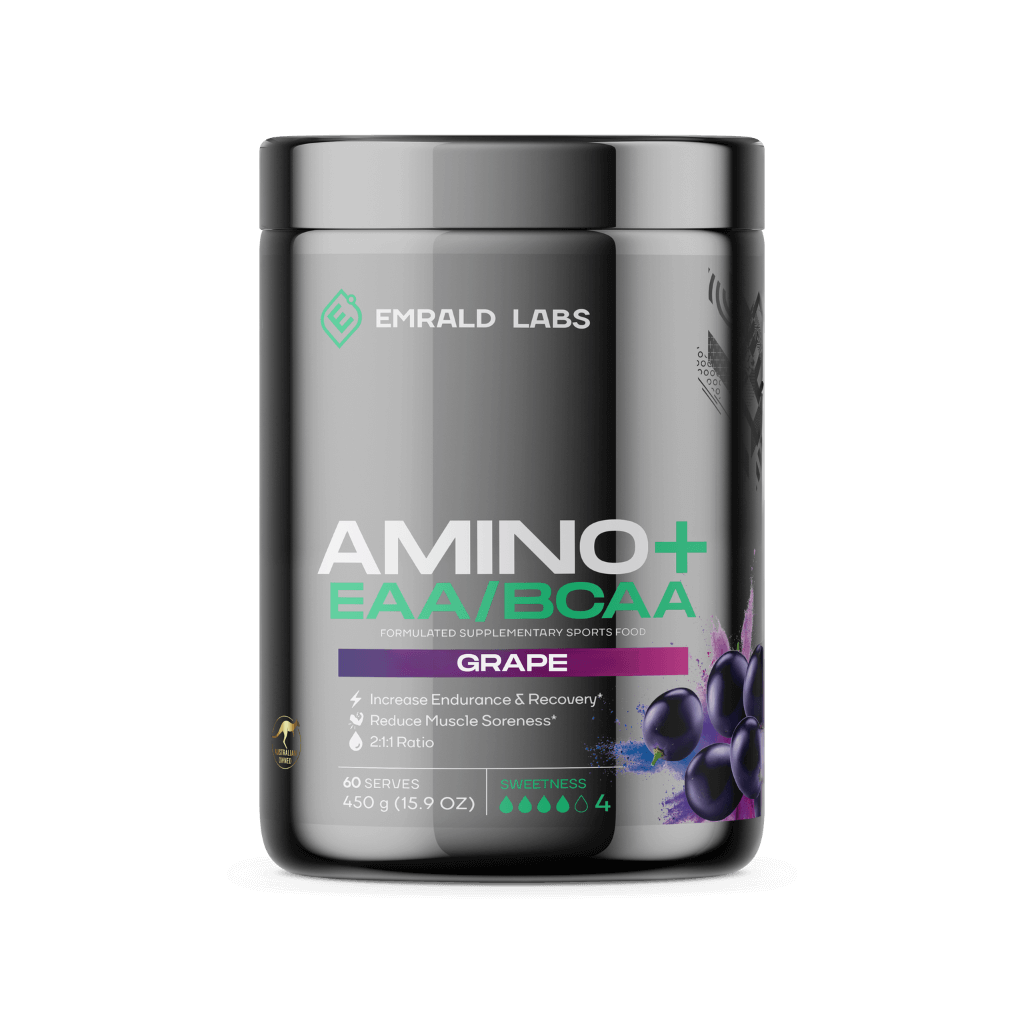 Amino+ EAA/BCAA Emrald Labs Essential amino acids 60 Serves Grape
