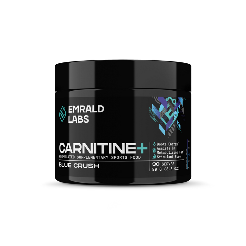 Carnitine+ (1) & Carnitine+ Emrald Labs L carnitine supplements 30 Serves Blue Crush