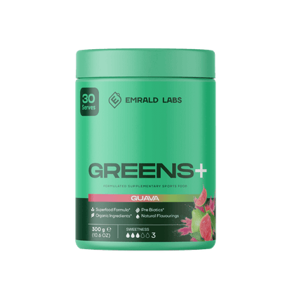 Greens+ Emrald Labs Greens supplements & Greens+ Emrald Labs Greens supplements 30 Serves Guava