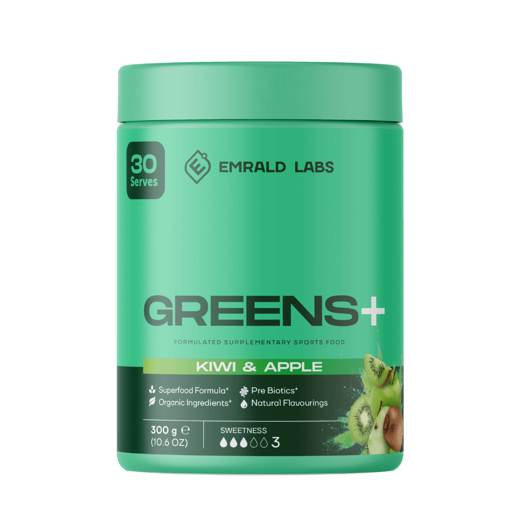 Greens+ Emrald Labs Greens supplements 30 Serves Kiwi Apple