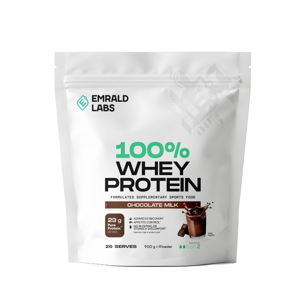 100% Whey Protein Emrald Labs Whey blend protein 900g Chocolate Milk